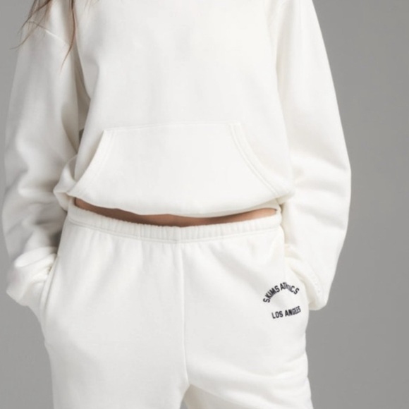 SKIMS NWT Cotton Fleece Jogger - Marble Graphic - Picture 2 of 6